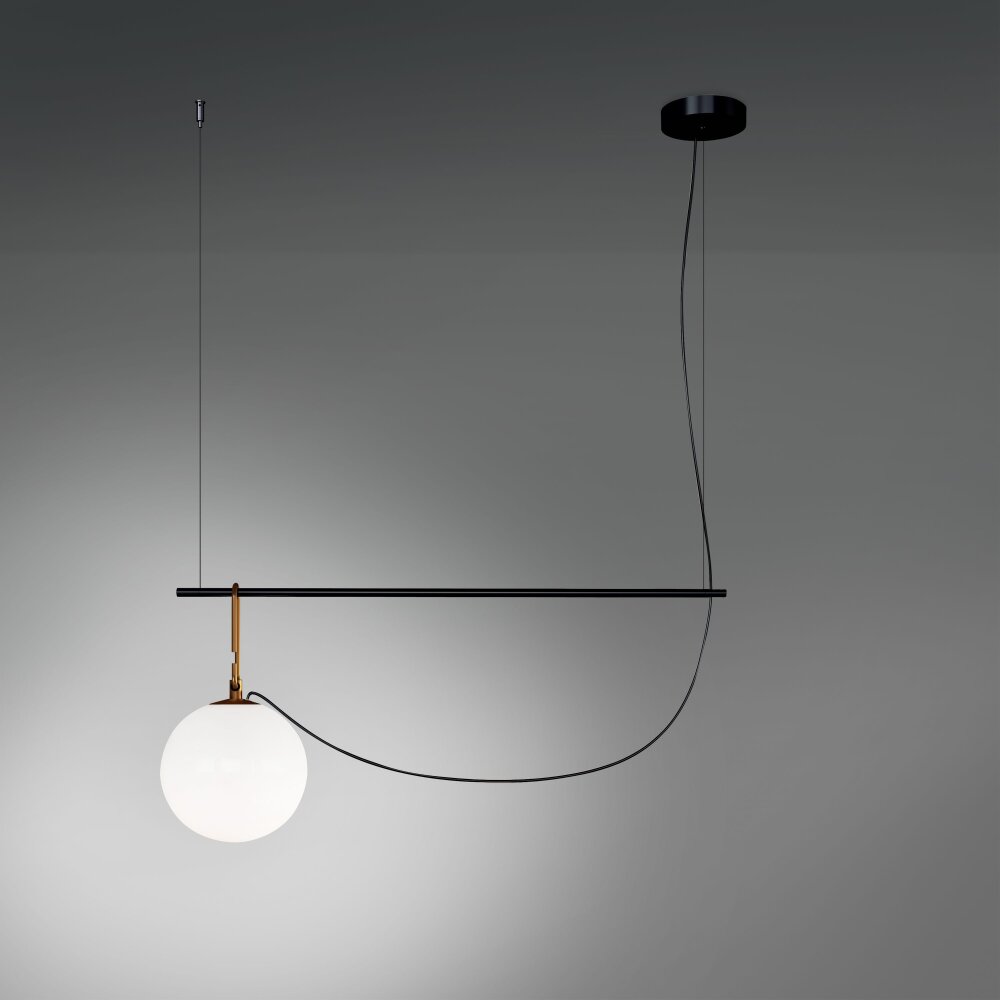 Artemide nh S2 22 Hanglamp Messing, 1-licht main product photo
