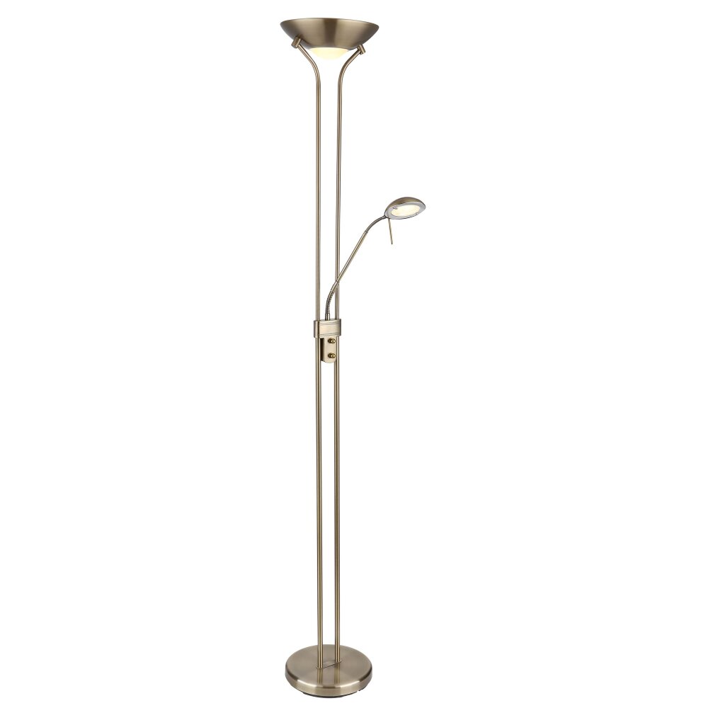 Globo LEONAS Uplighter LED Oud messing, 1-licht main product photo