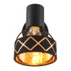 Globo BLANCA Muurlamp Zwart, 1-licht