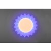 Reality Sunflower Plafondlamp LED Wit, 2-lichts, Afstandsbediening, Kleurwisselaar