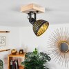 Osina Plafondlamp Bruin, Zwart, 1-licht