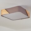 Mjelstad Plafondlamp Bruin, Grijs, Wit, 2-lichts