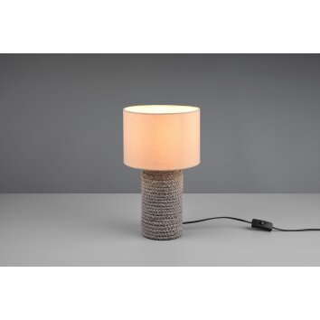 Reality Mala Tafellamp Bruin, 1-licht