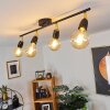 Musland Plafondlamp Goud, Zwart, 4-lichts