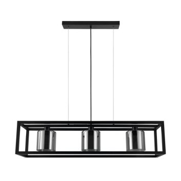 Eglo-Leuchten BRISLING Hanglamp Zwart, 3-lichts