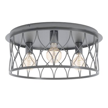 Eglo-Leuchten GILTSPUR Plafondlamp Zwart, 3-lichts