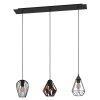 Eglo-Leuchten DISTAFF Hanglamp Zwart, 3-lichts