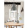 Eglo-Leuchten EBURY Hanglamp Grijs, Wit, 1-licht