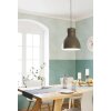 Eglo-Leuchten EBURY Hanglamp Grijs, Wit, 1-licht