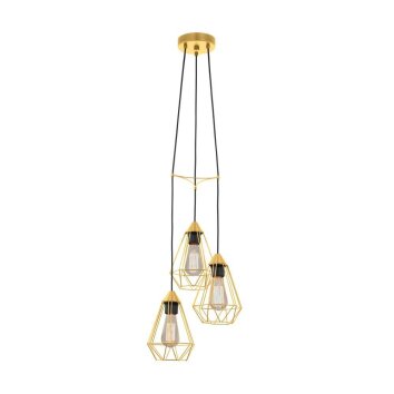 Eglo-Leuchten TARBES Hanglamp Messing, 3-lichts