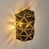 Osby Wandlamp Goud, Zwart, 2-lichts Osby Wandlamp Goud, Zwart, 2-lichts