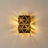 Osby Wandlamp Goud, Zwart, 2-lichts Osby Wandlamp Goud, Zwart, 2-lichts