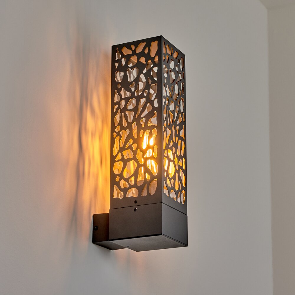 Innvoll Buiten muurverlichting Zwart, 1-licht