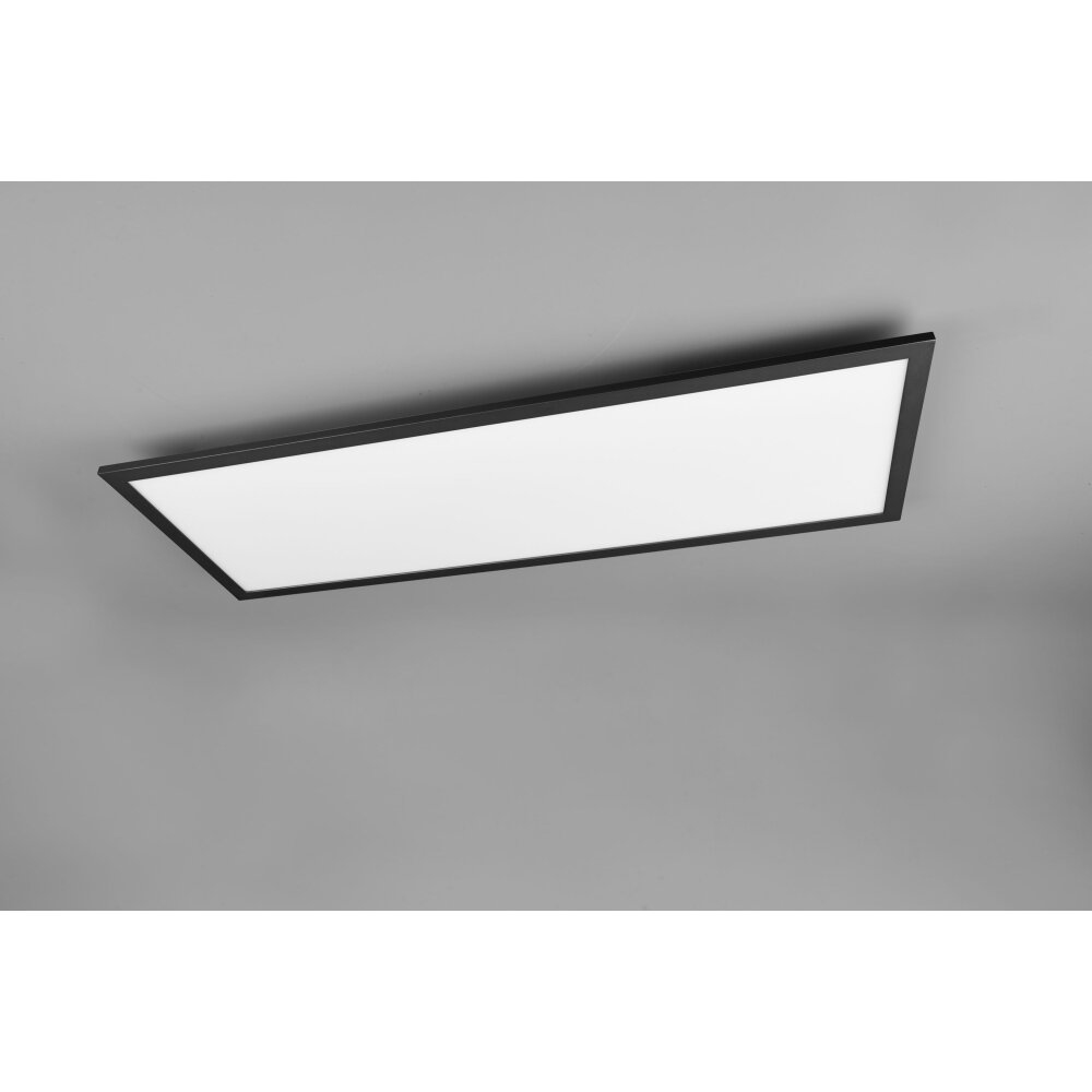 Reality Alpha Plafondpaneel LED Zwart, 1-licht