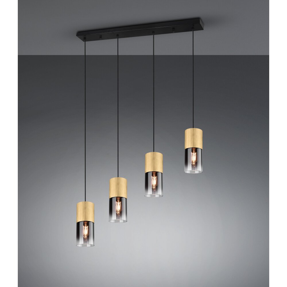 Trio-Leuchten Robin Hanglamp Messing, 4-lichts main product photo