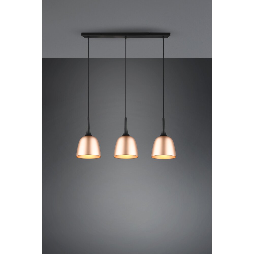 Trio-Leuchten Chiron Hanglamp Messing, 3-lichts