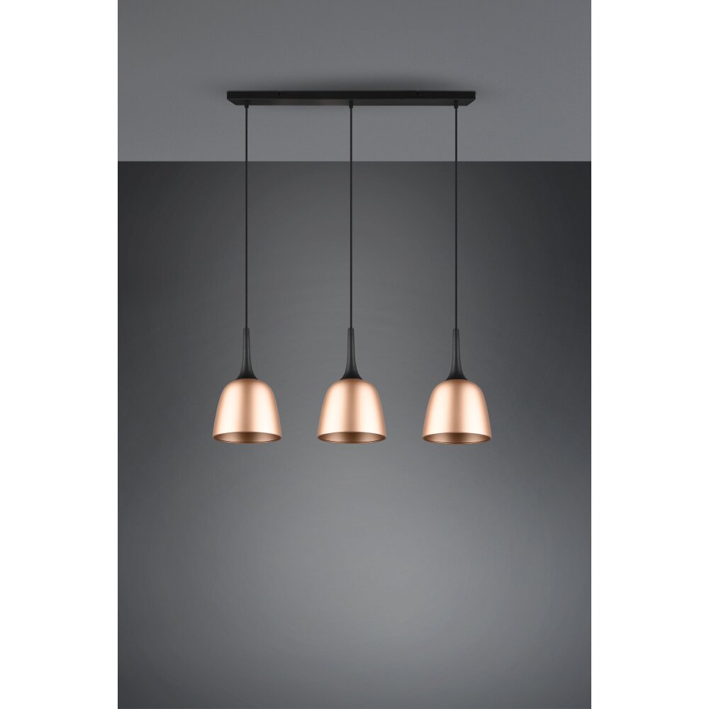 Trio-Leuchten Chiron Hanglamp Messing, 3-lichts