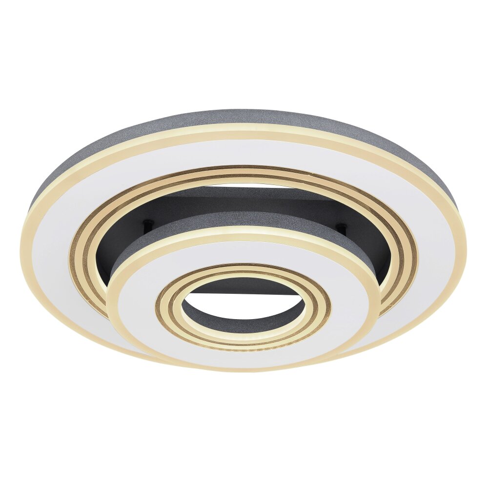 Globo JACK Plafondlamp LED Zwart, Wit, 1-licht, Afstandsbediening main product photo