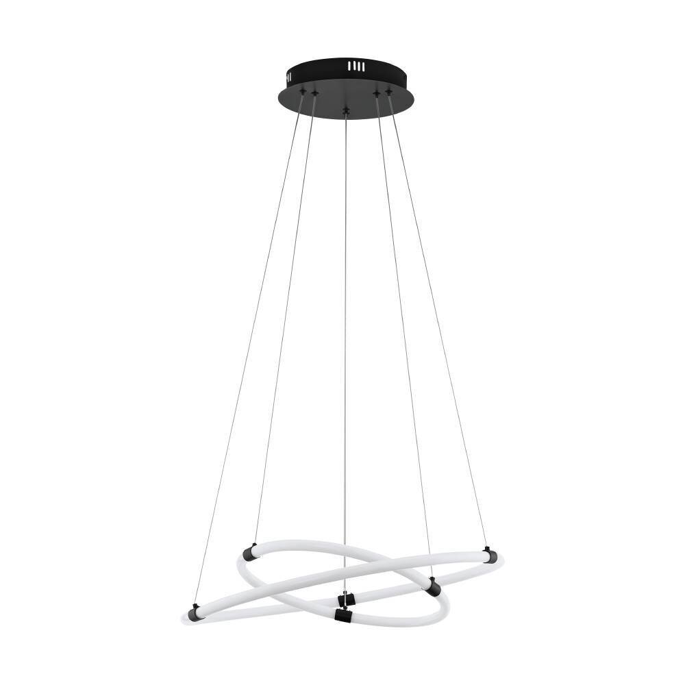 Eglo-Leuchten BANDERILLAS Hanglamp LED Zwart, 2-lichts main product photo