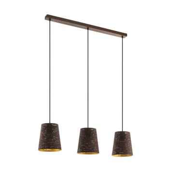 Eglo-Leuchten SEGEZIA Hanglamp Mokka, 3-lichts