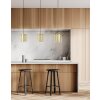 Eglo-Leuchten LAGUNITAS Hanglamp Goud, Messing, Zwart, 3-lichts