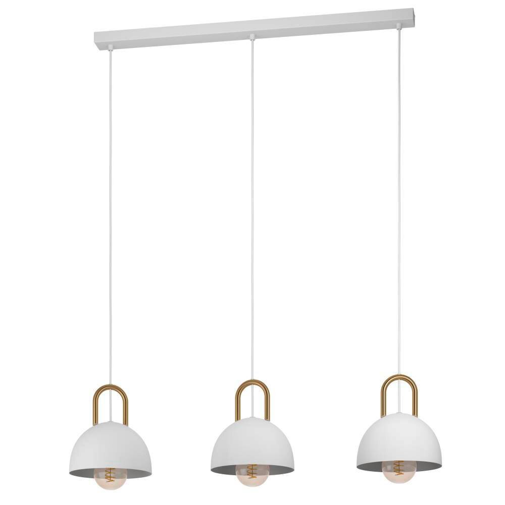 Eglo-Leuchten CALMANERA Hanglamp Messing, Wit, 3-lichts main product photo