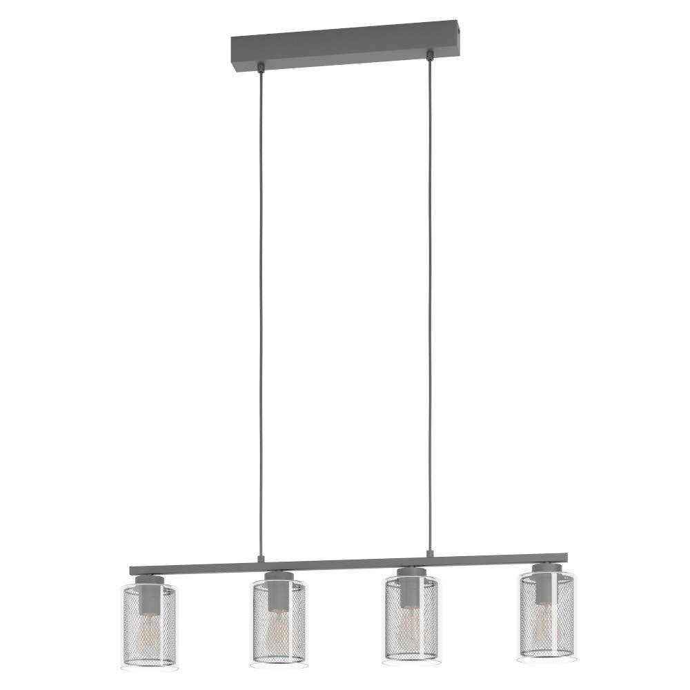Eglo-Leuchten ZOCABON Hanglamp Zwart, 4-lichts main product photo