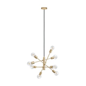 Eglo-Leuchten GRADOLI 1 Hanglamp Messing, 8-lichts Eglo-Leuchten GRADOLI 1 Hanglamp Messing, 8-lichts