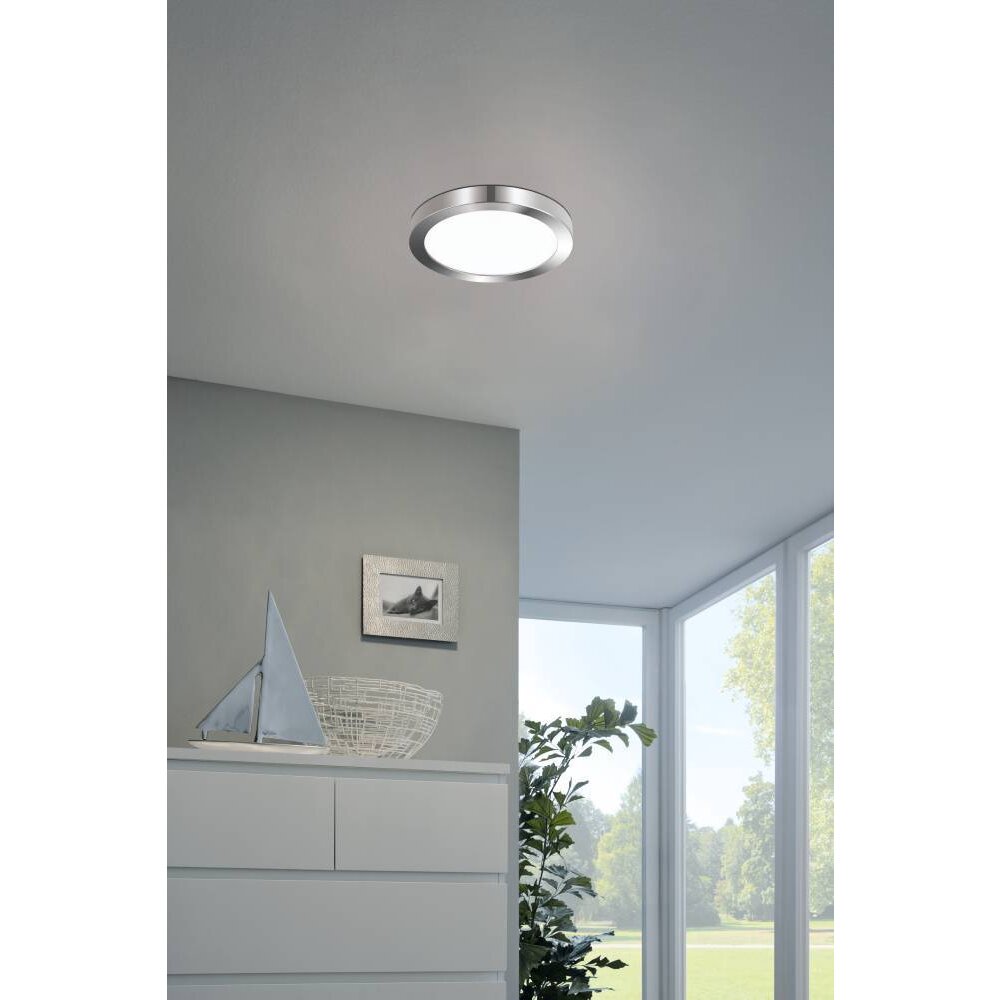 Eglo-Leuchten FUEVA Plafond opbouw verlichting LED Chroom, 1-licht main product photo