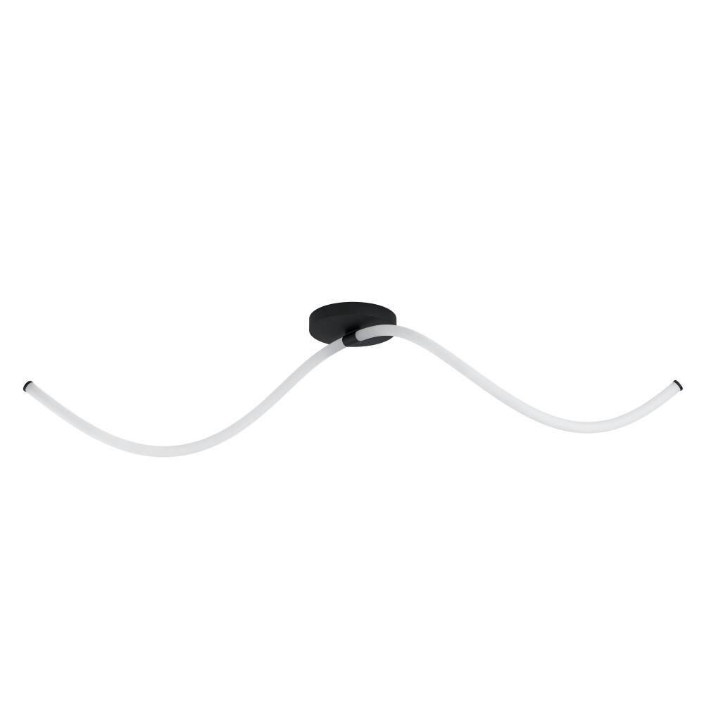Eglo-Leuchten BANDERILLAS Plafondlamp LED Zwart, 2-lichts main product photo