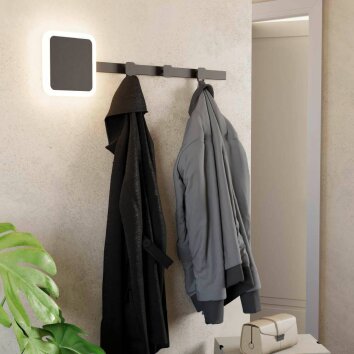 Eglo-Leuchten CARTIGNANO Muurlamp LED Zwart, 1-licht
