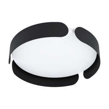 Eglo-Leuchten VALCASOTTO Plafondlamp LED Zwart, 1-licht