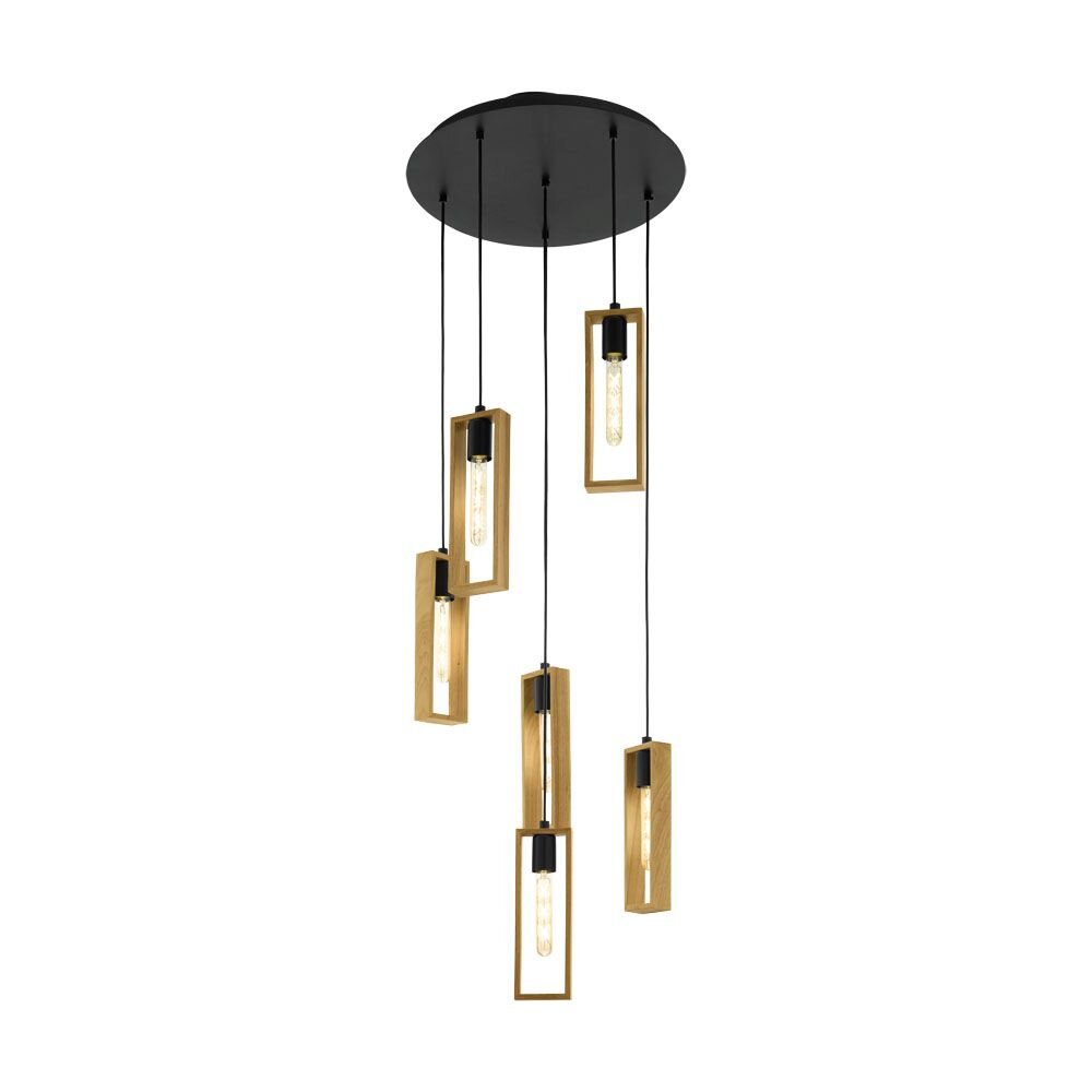 Eglo LITTLETON Hanger Zwart, 6-lichts main product photo