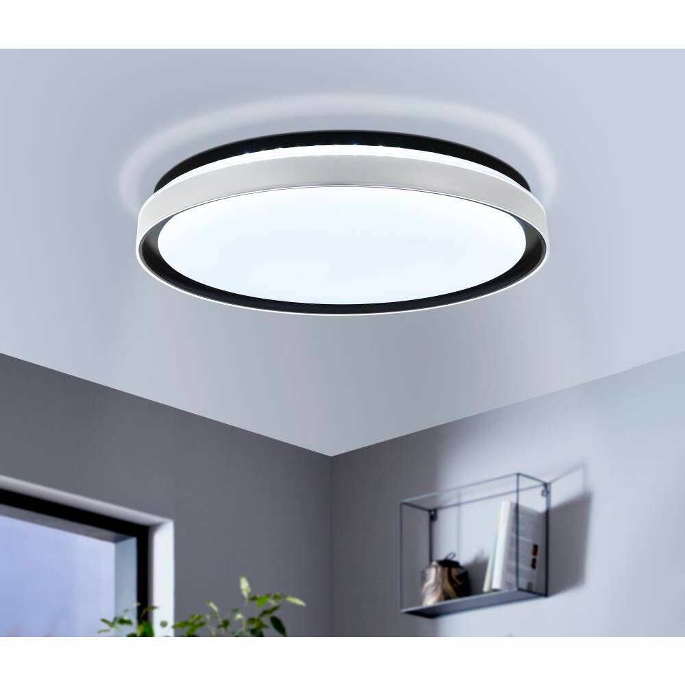 Eglo-Leuchten SELUCI Plafondlamp LED Zwart, 1-licht main product photo