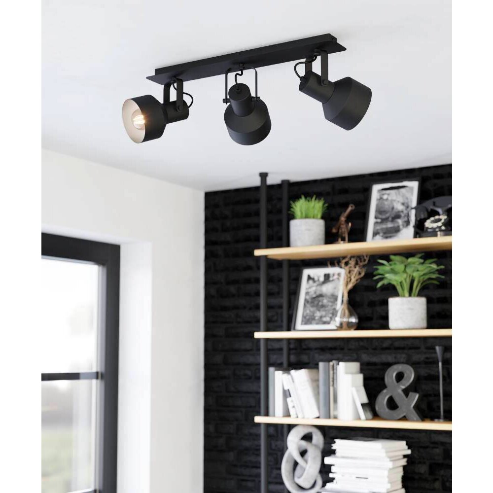 Eglo-Leuchten CASIBARE Plafondlamp Zwart, 3-lichts main product photo