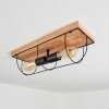 Hodne Plafondlamp Natuurlijke kleuren, Zwart, 2-lichts