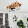 Hodne Plafondlamp Natuurlijke kleuren, Zwart, 2-lichts