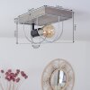 Hodne Plafondlamp Grijs, Natuurlijke kleuren, Zwart, 1-licht
