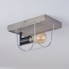 Hodne Plafondlamp Grijs, Natuurlijke kleuren, Zwart, 1-licht