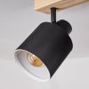 Sumlili Plafondlamp Natuurlijke kleuren, Zwart, 2-lichts