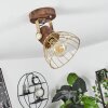 Grunnfjord Plafondlamp Goud, Hout donker, 1-licht