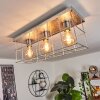 Fevaag Plafondlamp Chroom, Zilver, 3-lichts