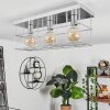 Fevaag Plafondlamp Chroom, Zilver, 3-lichts