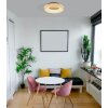 Globo JOLLI Plafondlamp LED houtlook, 1-licht, Afstandsbediening
