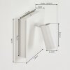 Saeter Buiten muurverlichting LED Wit, 1-licht