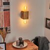 Makadade Muurlamp Natuurlijke kleuren, 2-lichts