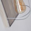 Hodne Muurlamp Grijs, Natuurlijke kleuren, Zwart, 2-lichts