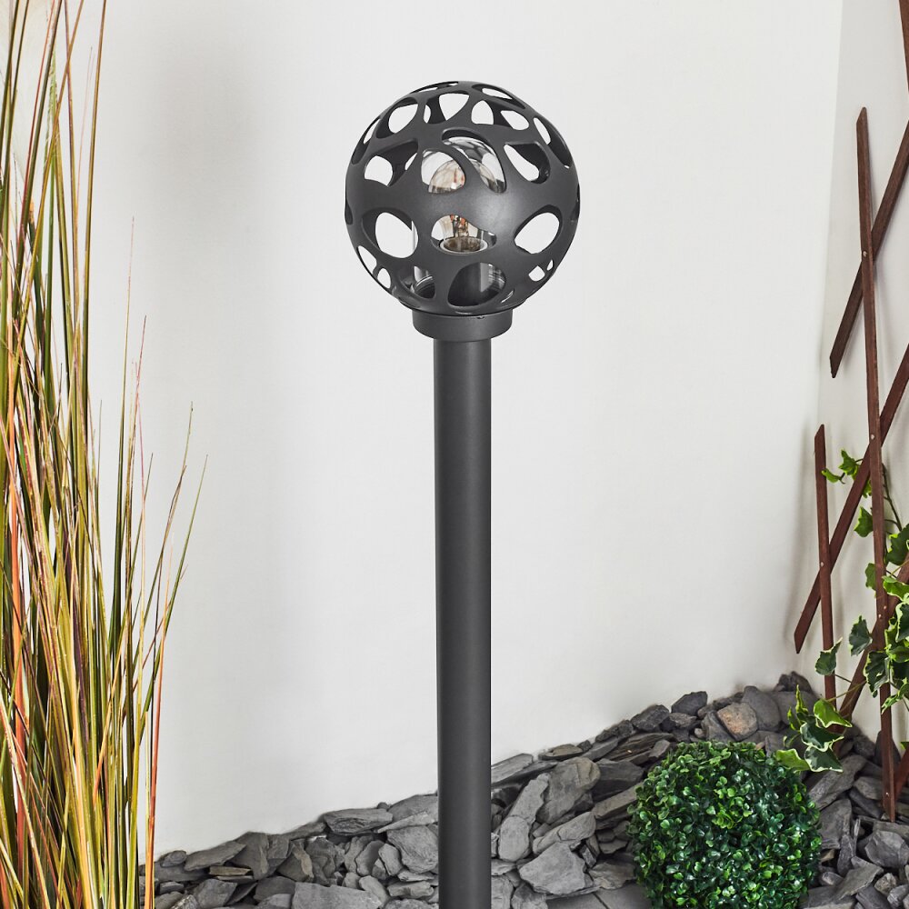 Saaseg Padverlichting Zwart, 1-licht