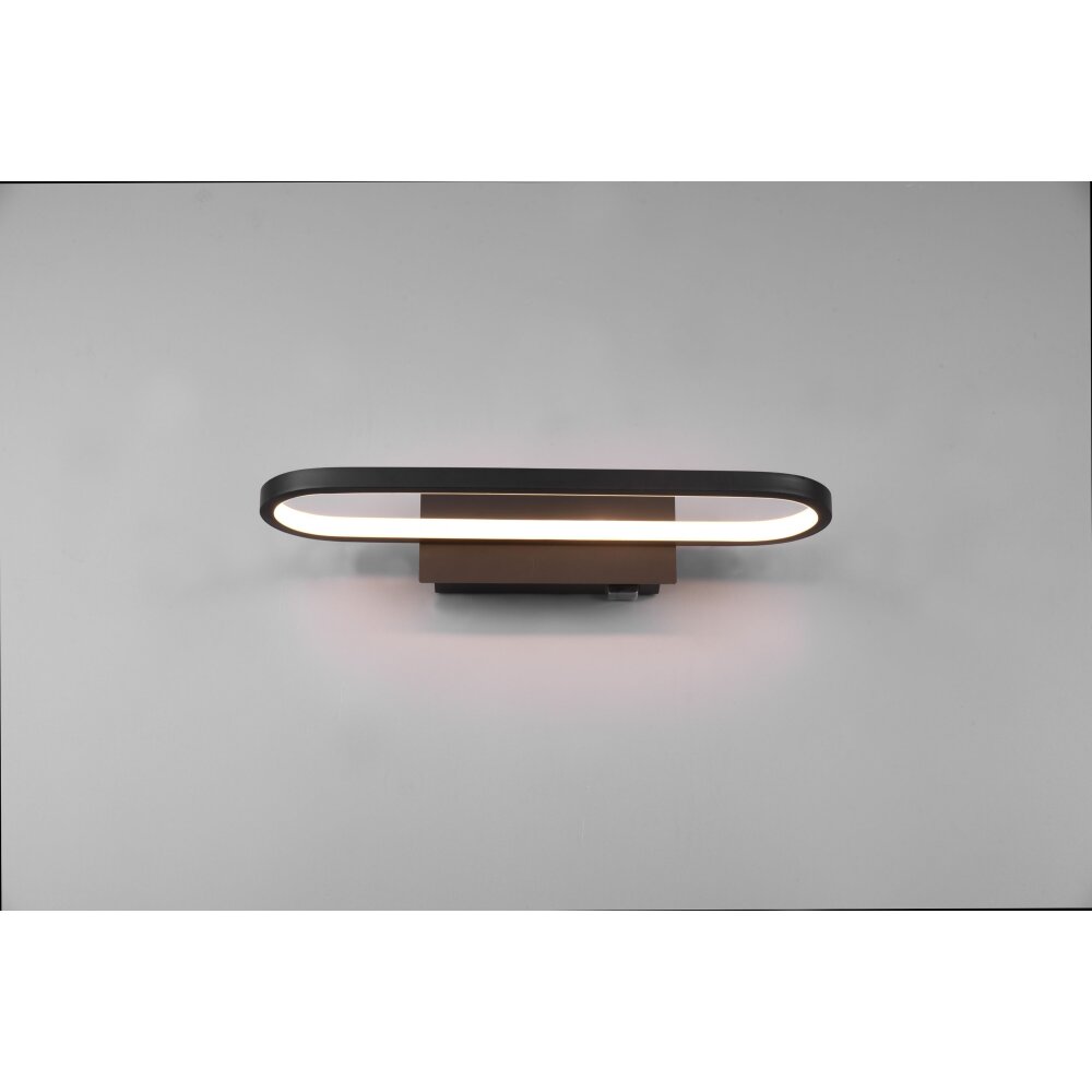 Trio-Leuchten Gianni Muurlamp LED Zwart, 1-licht