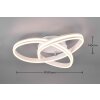 Trio-Leuchten Yara Plafondlamp LED Wit, 1-licht